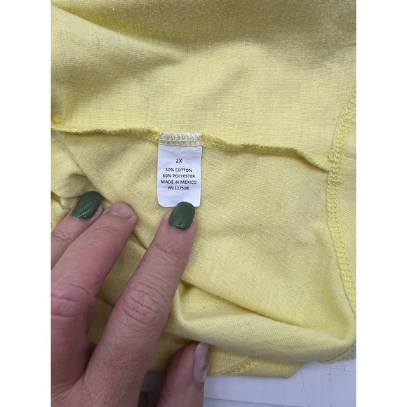 NICKELODEON Yellow Short‎ Sleeve Juniors Plus Size 2X T Shirt Rugrats - Picture 5 of 9